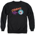 Courage the Cowardly Dog Courage Logo Crewneck Sweatshirt