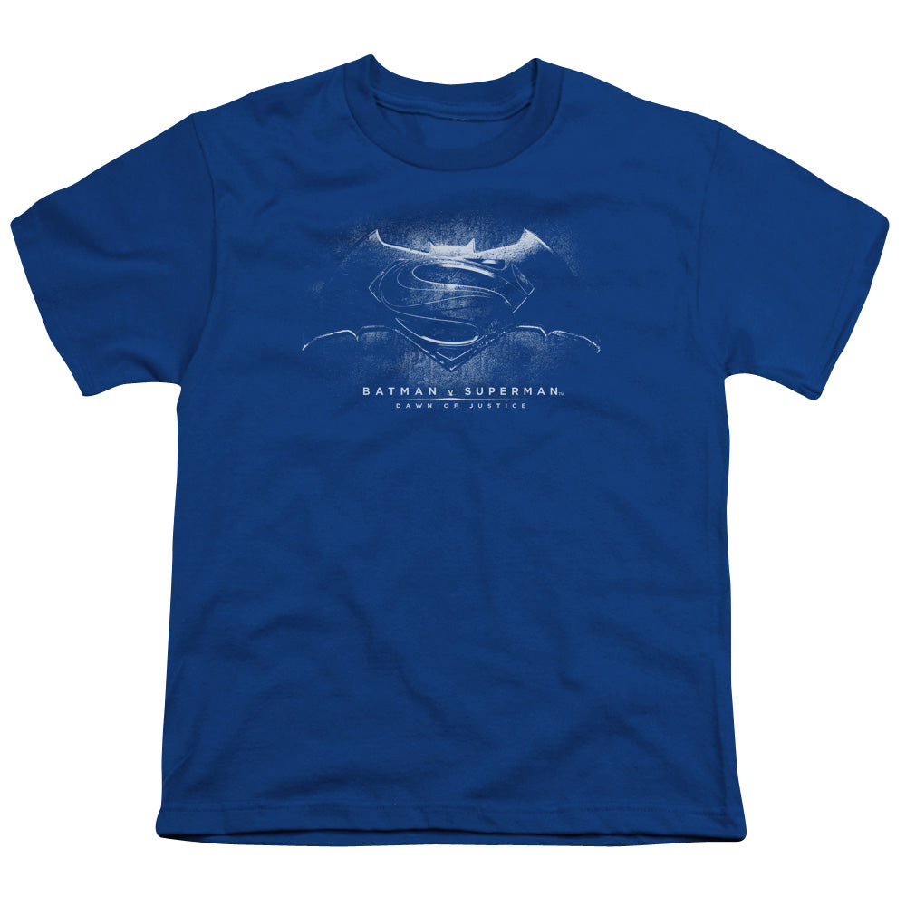 Batman v Superman Bw Logo Youth/Toddler T-Shirt