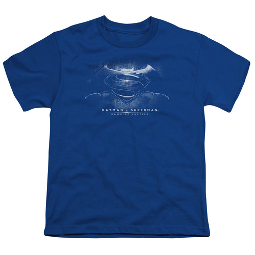 Batman v Superman Bw Logo Youth/Toddler T-Shirt