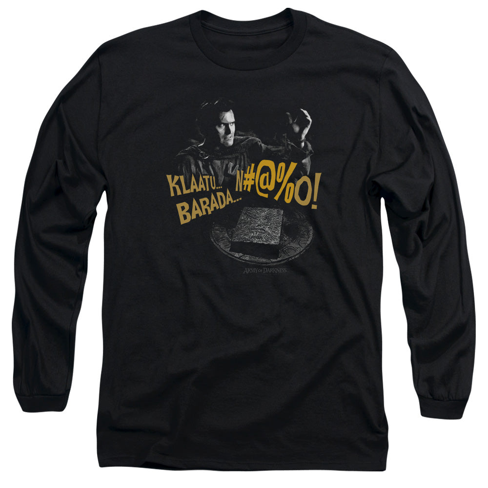 Army of Darkness Klaatu...Barada Long Sleeve T-Shirt