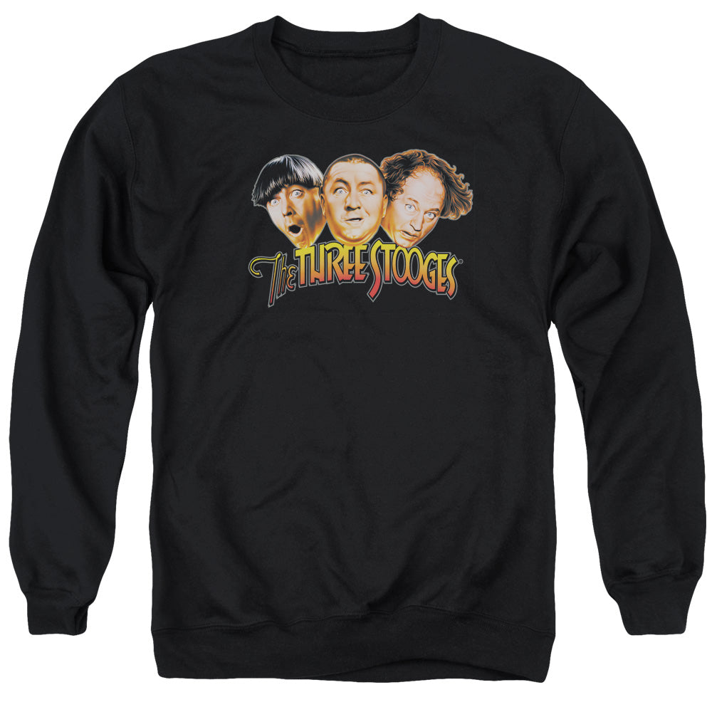 The Three Stooges Three Head Logo Crewneck Sweatshirt