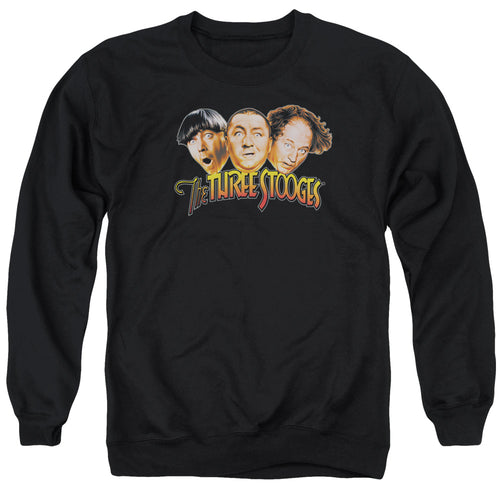 The Three Stooges Three Head Logo Crewneck Sweatshirt
