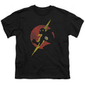 Justice League Flash Symbol Knockout Youth/Toddler T-Shirt