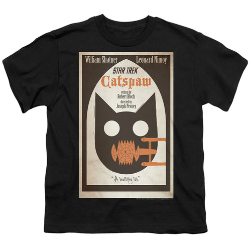 Star Trek Juan Ortiz Catspaw Black Youth/Toddler T-Shirt