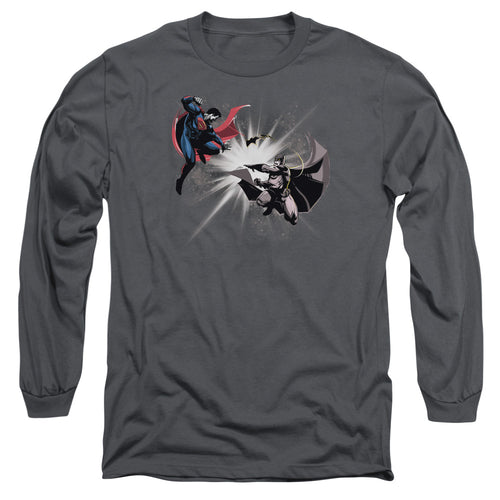 Batman v Superman Fight Burst Long Sleeve T-Shirt