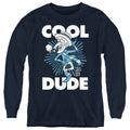 The Year Without a Santa Claus Cool Dude Navy Youth Long Sleeve T-Shirt