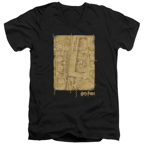 Harry Potter Marauders Map Interior V-Neck T-Shirt