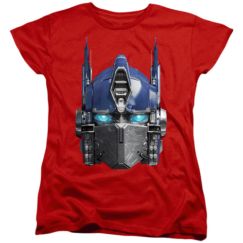 Transformers Optimus Prime Head Womens T-Shirt