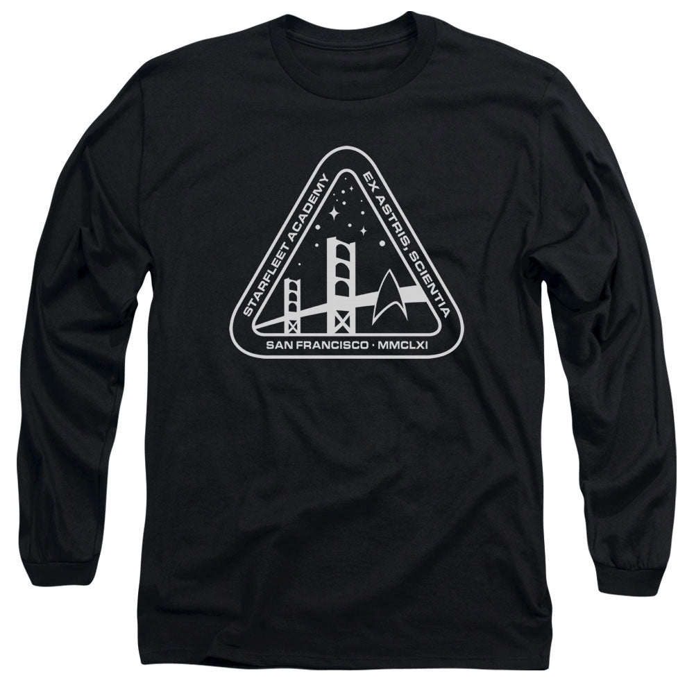 Star Trek White Academy Logo Long Sleeve T-Shirt