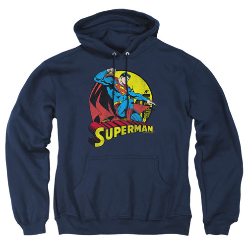 Superman Big Blue Pullover Hoodie