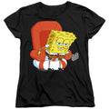 Spongebob Squarepants Head Out Meme Womens T-Shirt