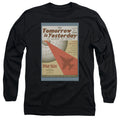 Star Trek Juan Ortiz Tomorrow is Yesterday Black Long Sleeve T-Shirt