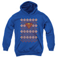 Superman Christmas Sweater Youth Hoodie