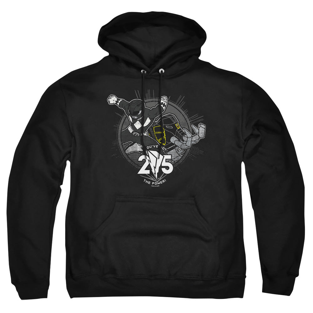 Mighty Morphin Power Rangers Black 25 Pullover Hoodie