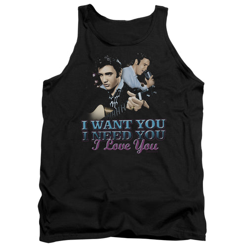 Elvis Presley I Want You Tank Top