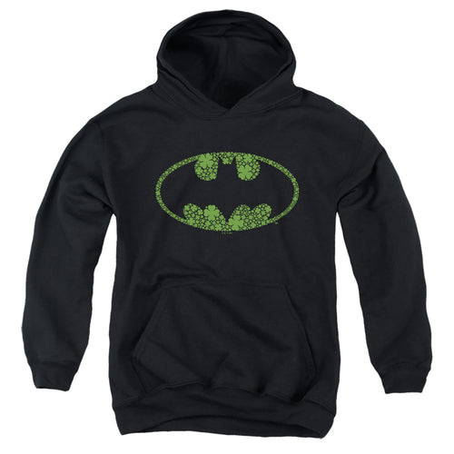 Batman St. Patrick'S Day Shamrock Logo Youth Hoodie