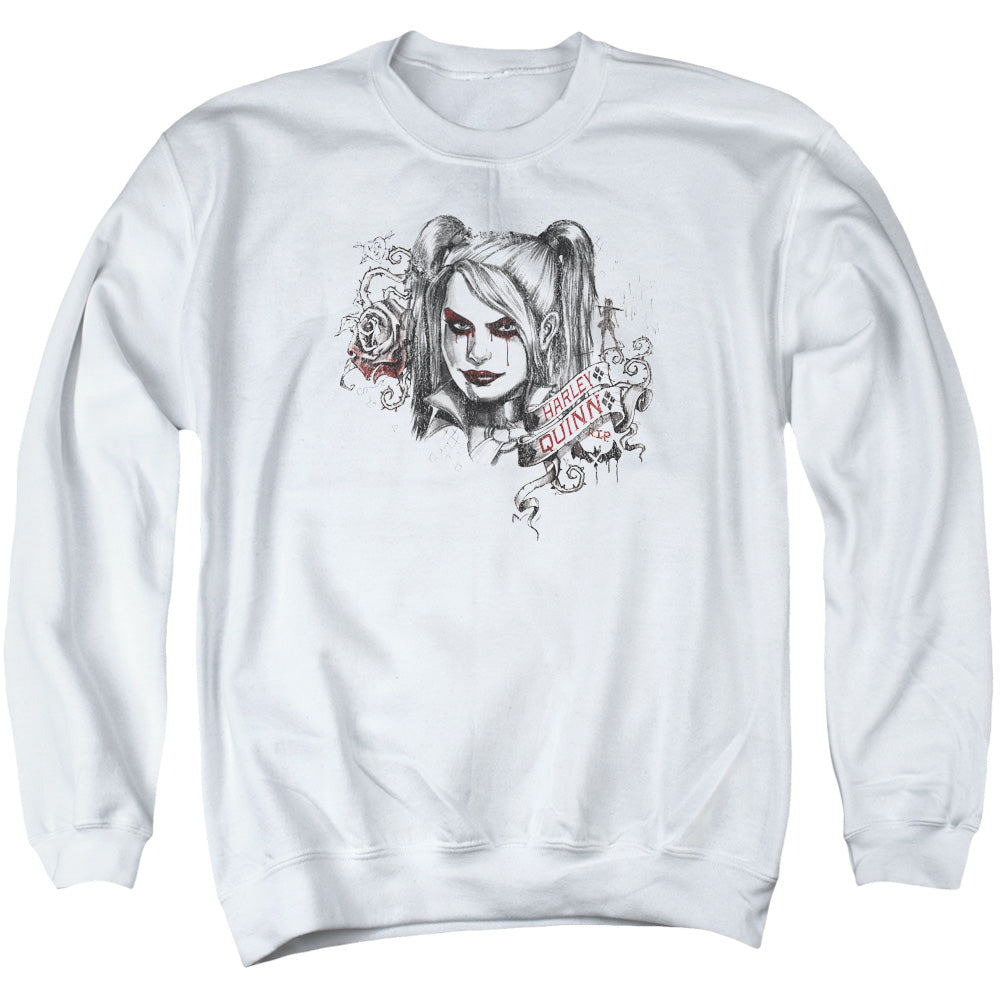 Batman Sketchy Girl Crewneck Sweatshirt
