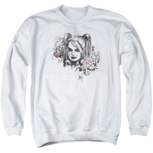Batman Sketchy Girl Crewneck Sweatshirt