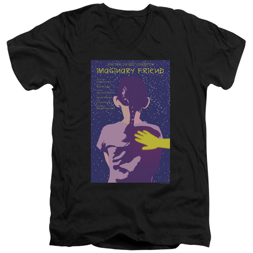 Star Trek Imaginary Friend Black V-Neck T-Shirt