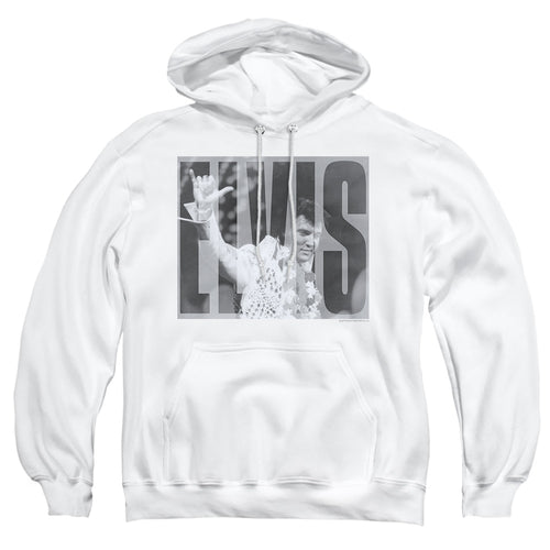 Elvis Presley Aloha Gray Pullover Hoodie