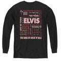 Elvis Presley Whole Lotta Type Youth Long Sleeve T-Shirt