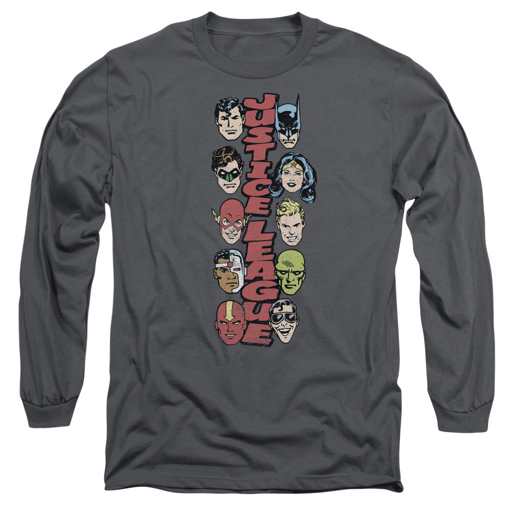 Green Lantern Stacked Justice Long Sleeve T-Shirt