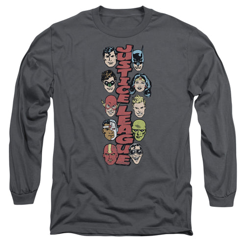 Green Lantern Stacked Justice Long Sleeve T-Shirt