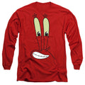 Spongebob Squarepants Mr. Krabs Smile Face Long Sleeve T-Shirt