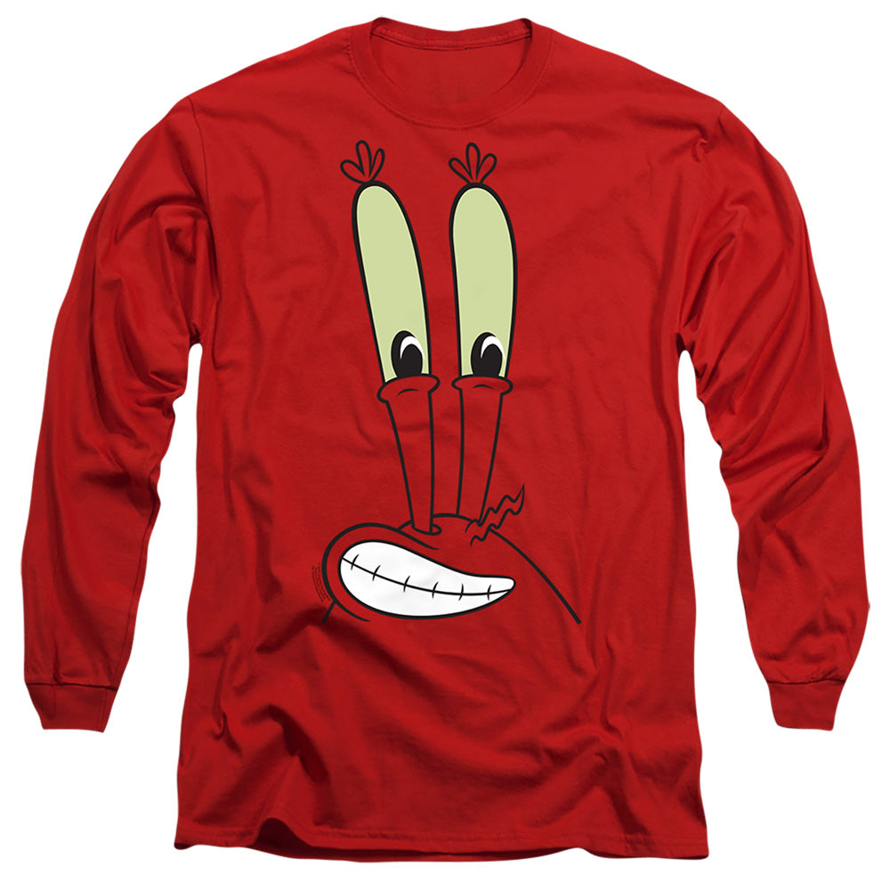 Spongebob Squarepants Mr. Krabs Smile Face Long Sleeve T-Shirt