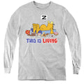 Garfield This Is Living Youth Long Sleeve T-Shirt