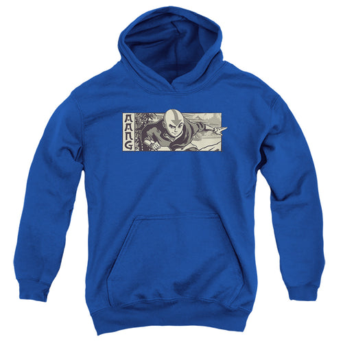 Avatar: The Last Airbender Illustrated Aang Youth Hoodie