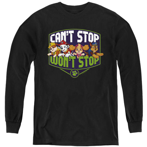 Paw Patrol Can't Stop Won't Stop Youth Long Sleeve T-Shirt
