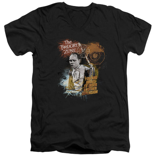 The Twilight Zone Enter at Your Own Risk V-Neck T-Shirt