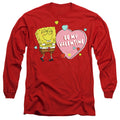 Spongebob Squarepants Be My Valentine Long Sleeve T-Shirt