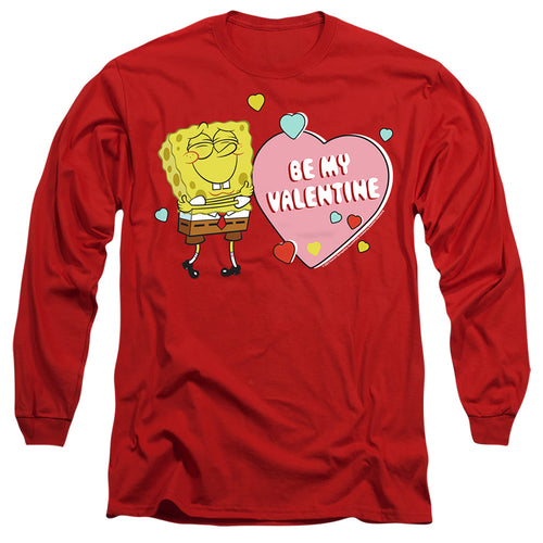 Spongebob Squarepants Be My Valentine Long Sleeve T-Shirt