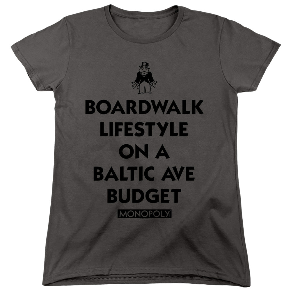 Monopoly Lifestyle vs Budget Womens T-Shirt