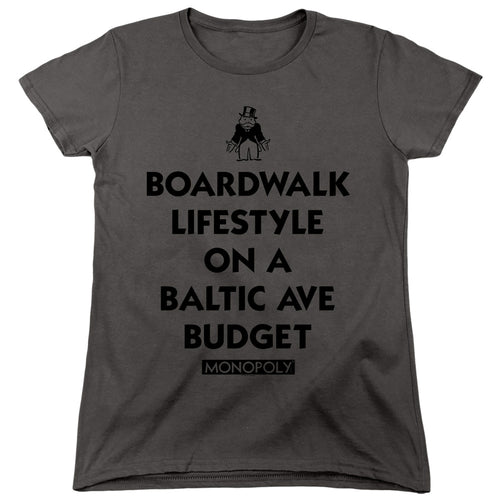 Monopoly Lifestyle vs Budget Womens T-Shirt