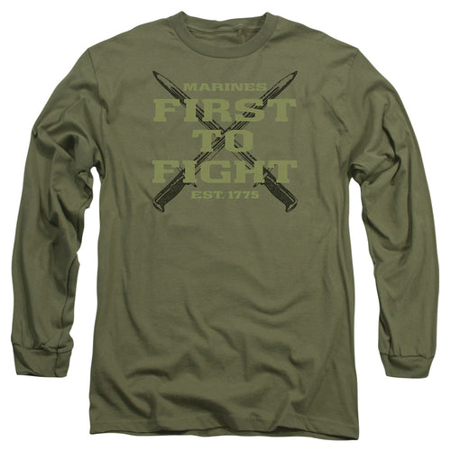 U.S. Marine Corps First to Fight Long Sleeve T-Shirt