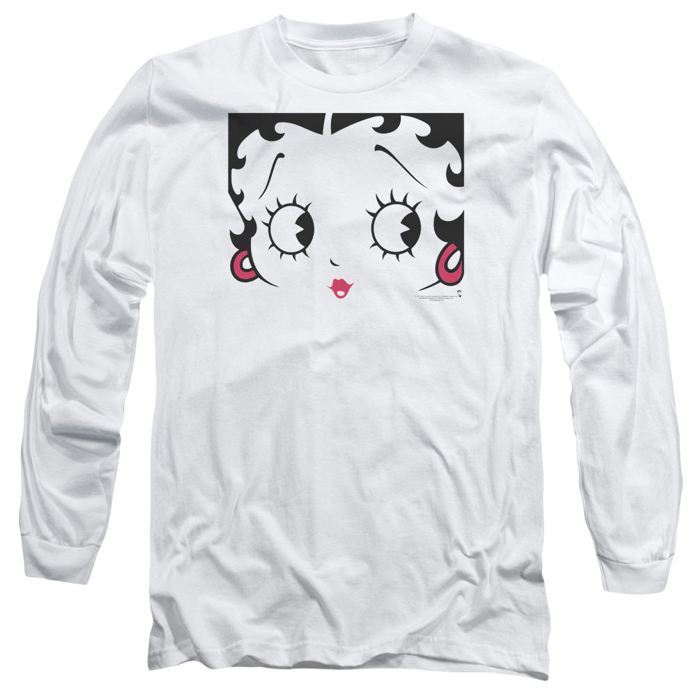 Betty Boop Close Up Long Sleeve T-Shirt