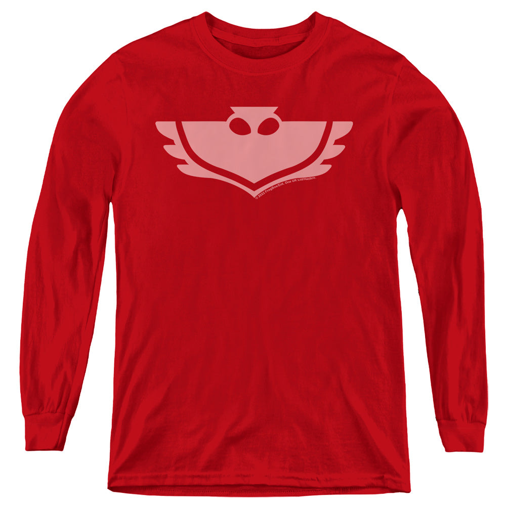 PJ Masks Owlette Symbol Youth Long Sleeve T-Shirt