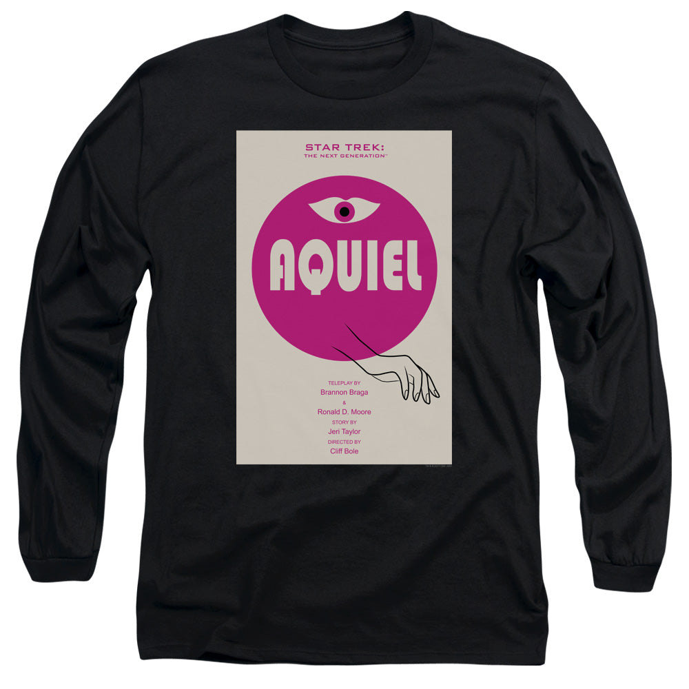 Star Trek Aquiel Black Long Sleeve T-Shirt
