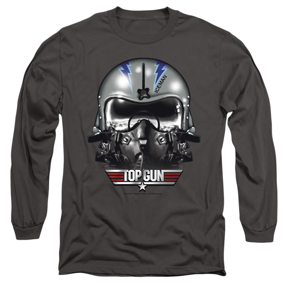 Top Gun Iceman Helmet Long Sleeve T-Shirt