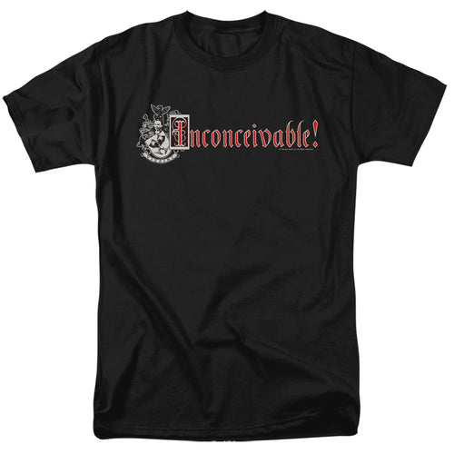 The Princess Bride Vizzini Crest Black T-Shirt