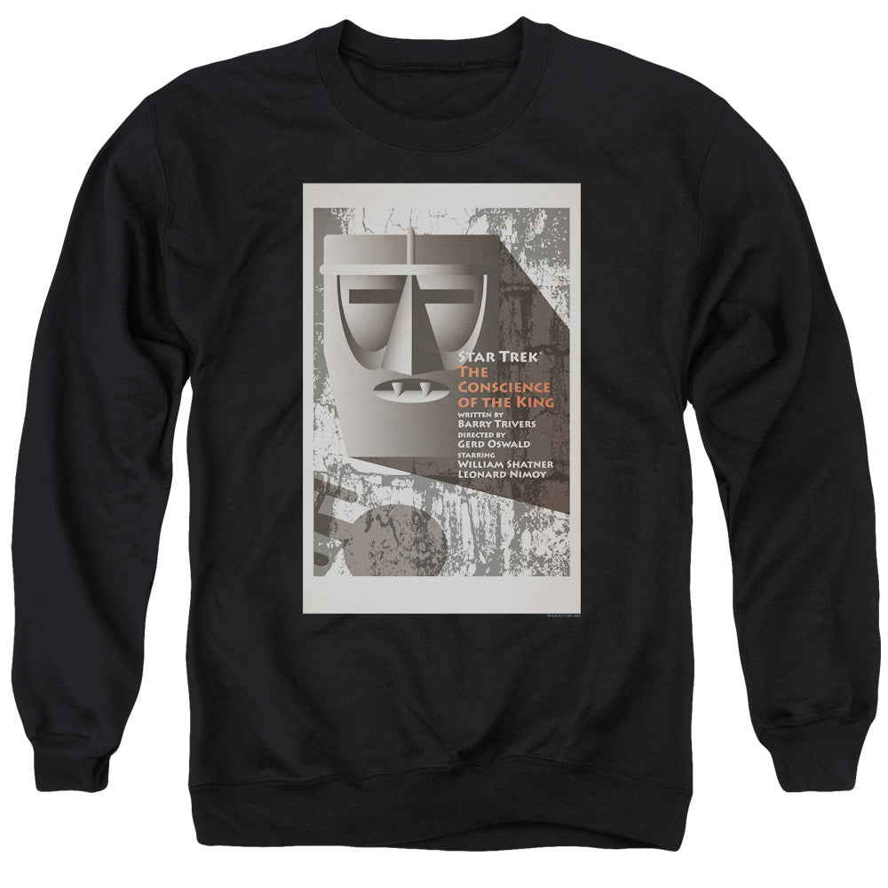 Star Trek Juan Ortiz The Conscience of the King Black Crewneck Sweatshirt