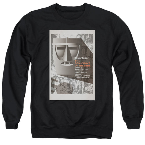 Star Trek Juan Ortiz The Conscience of the King Black Crewneck Sweatshirt