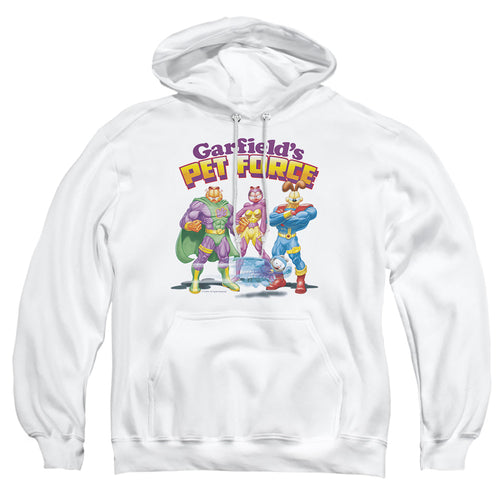 Garfield Heroes Await Pullover Hoodie
