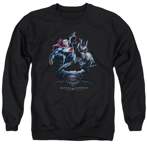 Batman v Superman Team Up Crewneck Sweatshirt