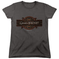 Game of Thrones Title Sequence Logo Womens T-Shirt