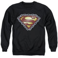 Superman Chained Shield Crewneck Sweatshirt