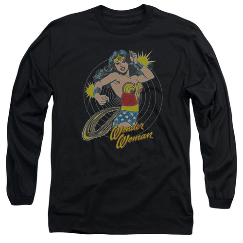 Wonder Woman Spinning Long Sleeve T-Shirt